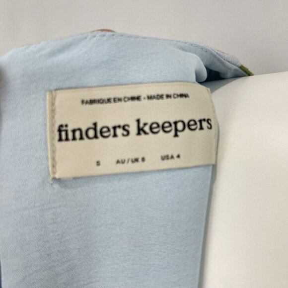 Finders Keepers Calypso Linen Blend Fruit Print Mini Dress Size 4 Resort Party - Picture 10 of 16